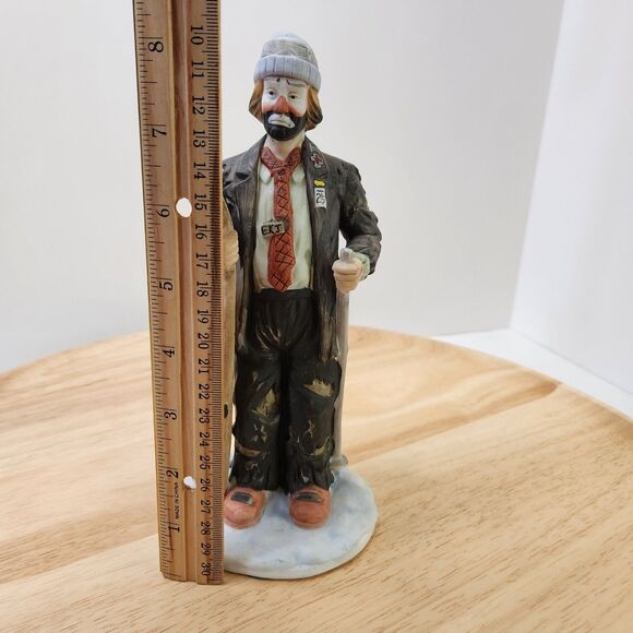 Flambro Emmett Kelly skier clown - Picture 2 of 4